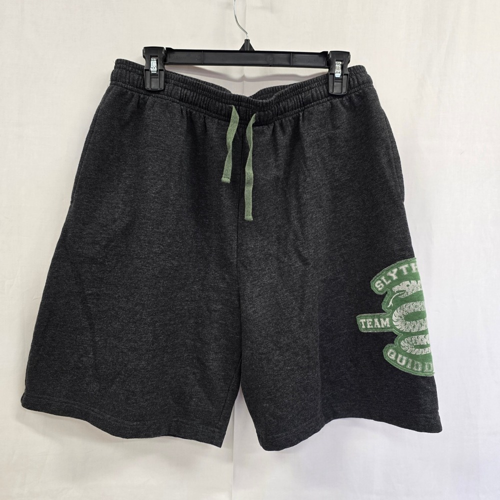 Harry Potter Slytherin Team Captain‎ Quidditch Shorts Mens Large Gray Universal